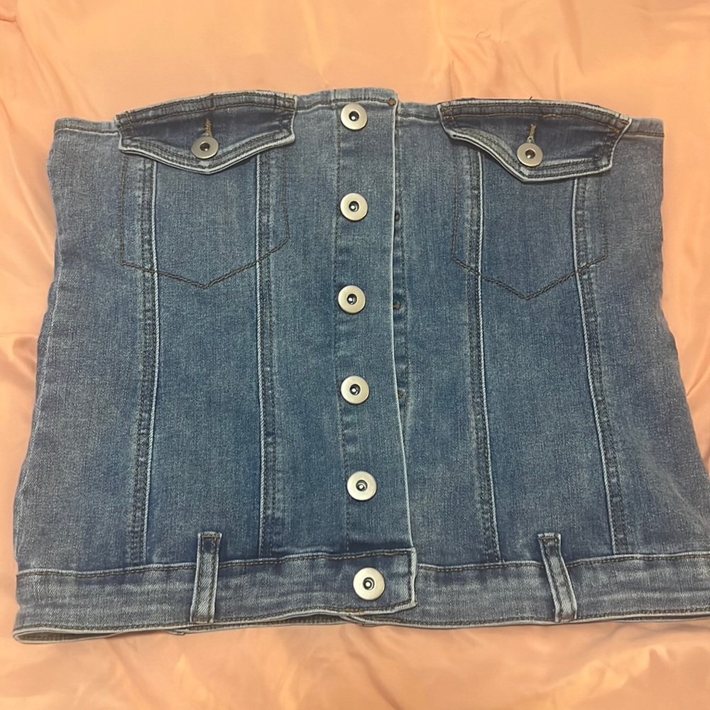 Denim top